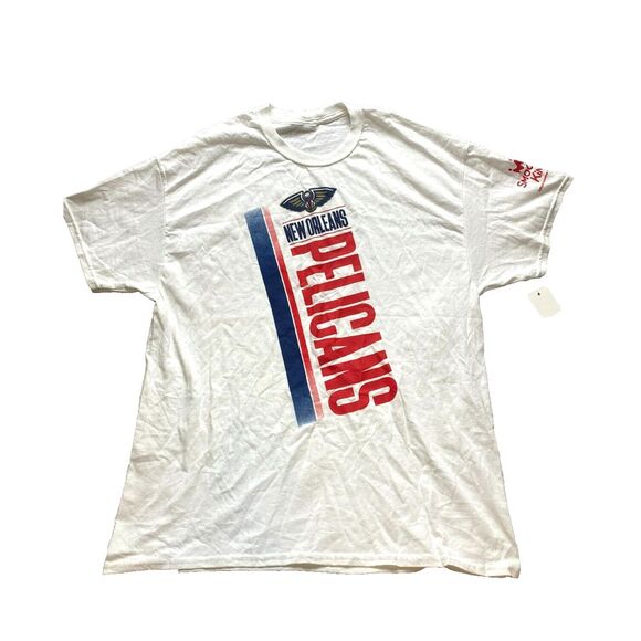 New Orleans‎ Pelicans Shirt Adult Extra Large White Smoothie King Basketball NBA - Picture 1 of 7